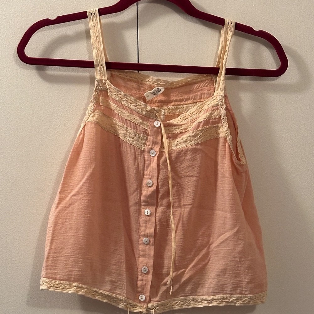 Spell and the Gypsy Prairie Peach Cami - Small - Picture 3 of 11